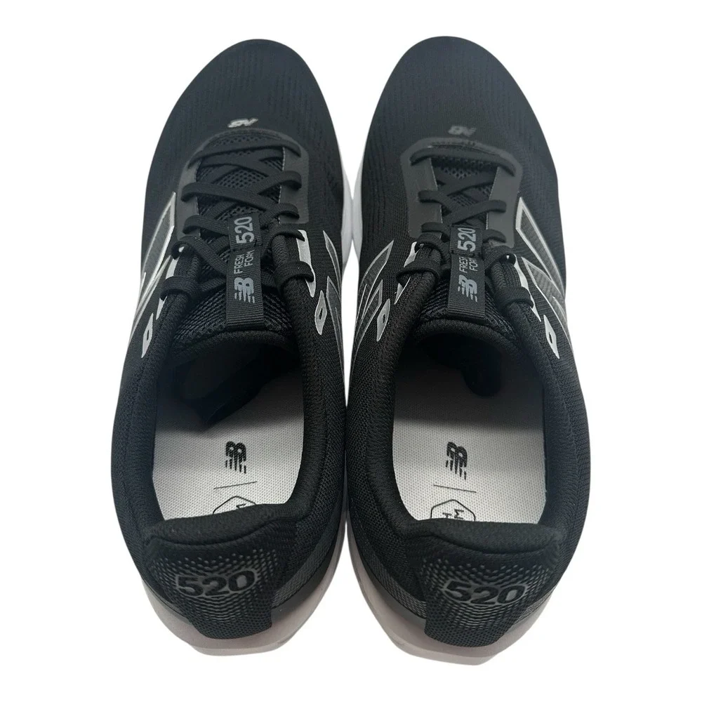 New Balance Fresh Foam 520 V9 Running Shoes Mens 15 D Black Grey Sneaker M520LK9